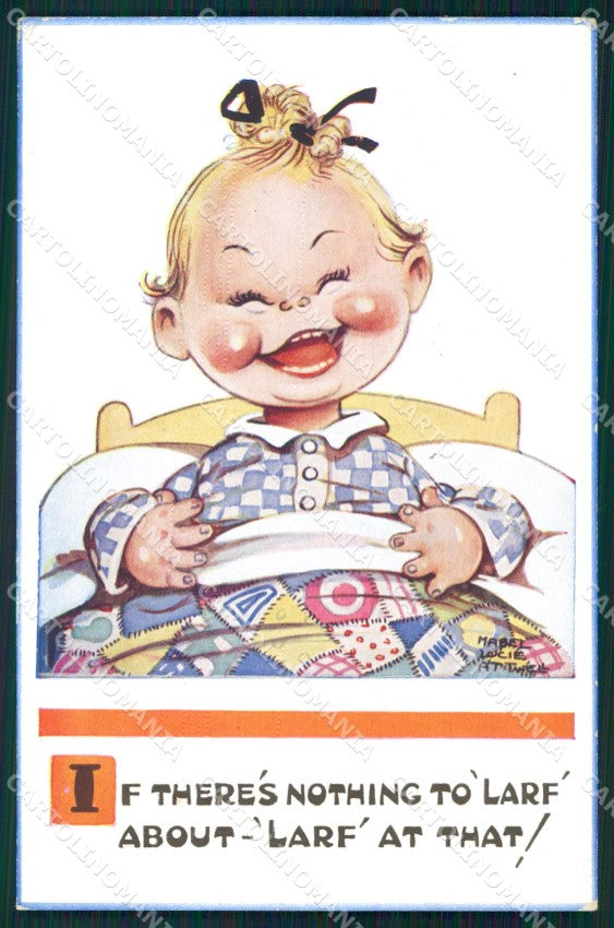 Mabel Lucie Attwell Valentine serie 1319 cartolina vintage postcard TC0495 – fronte