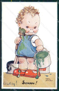 Mabel Lucie Attwell Valentine serie 1540 cartolina vintage postcard TC0500 – fronte