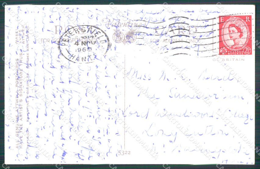 Mabel Lucie Attwell Valentine serie 5322 cartolina vintage postcard TC0505 – retro