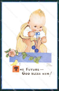 Mabel Lucie Attwell Valentine serie 1500 cartolina vintage postcard TC0543 – fronte