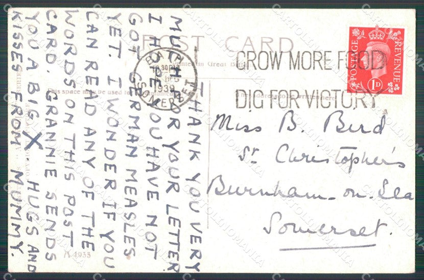 Mabel Lucie Attwell serie A 4933 PIEGHE CREASES cartolina postcard TC0552 – retro