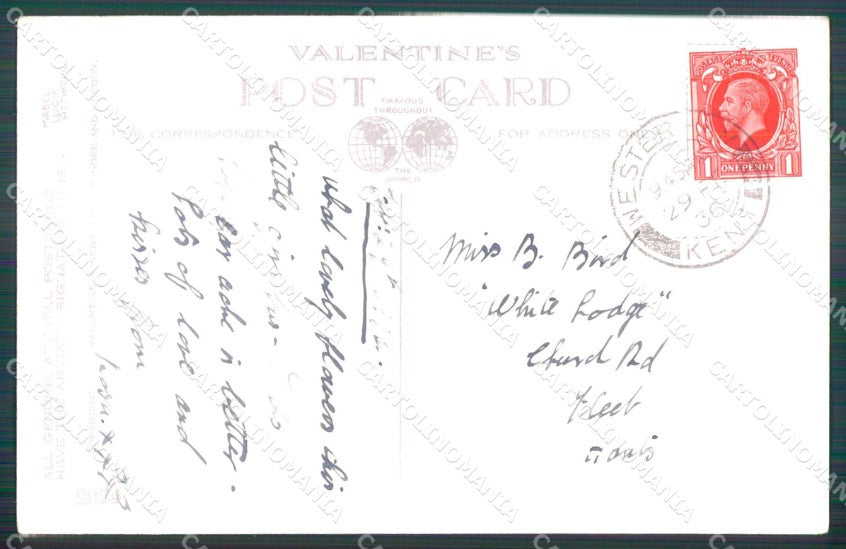 Mabel Lucie Attwell serie 2924 PIEGHINE SLIGHT CREASES cartolina postcard TC0563 – retro