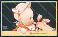 Mabel Lucie Attwell serie 3022 PIEGHINE SLIGHT CREASES cartolina postcard TC0566 – fronte