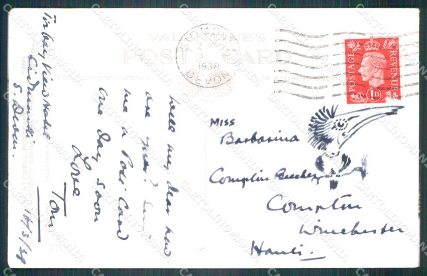 Mabel Lucie Attwell 3701 PIEGHE CREASES STRAPPINO LITTLE TEAR postcard TC0568 – retro