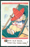 Mabel Lucie Attwell serie 5212 PIEGHINE SLIGHT CREASES cartolina postcard TC0588 – fronte