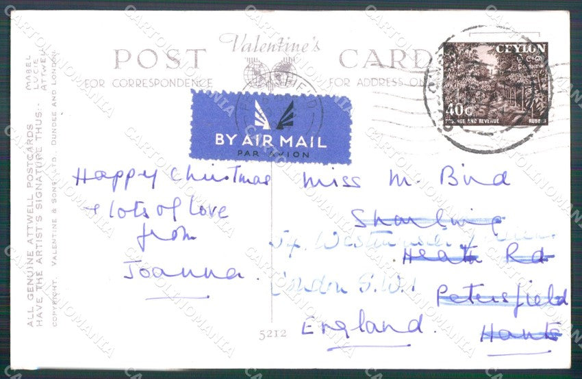 Mabel Lucie Attwell serie 5212 PIEGHINE SLIGHT CREASES cartolina postcard TC0588 – retro