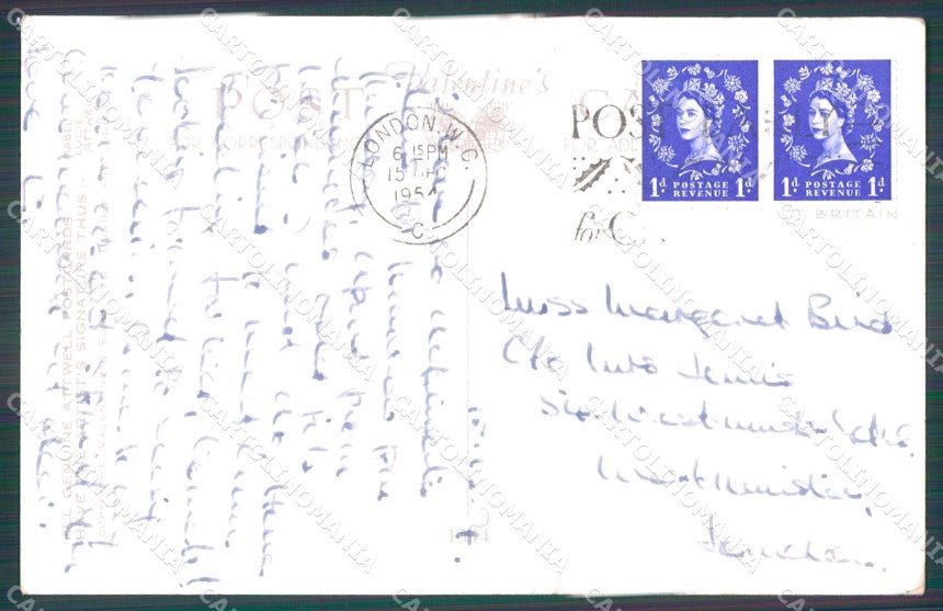 Mabel Lucie Attwell serie 1544 PIEGHINE SLIGHT CREASES cartolina postcard TC0589 – retro