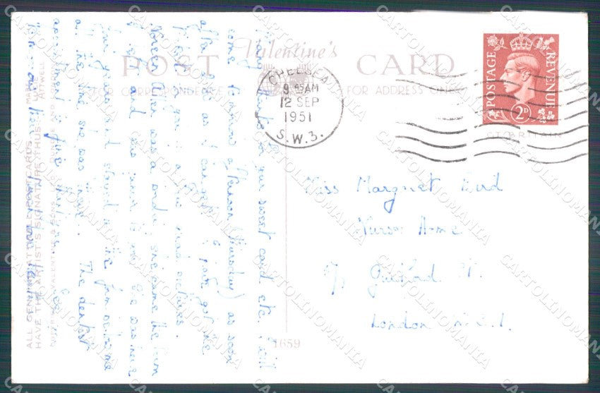 Mabel Lucie Attwell serie 1659 PIEGHINE SLIGHT CREASES cartolina postcard TC0590 – retro
