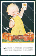 Mabel Lucie Attwell Valentine serie 3282 PIEGHE CREASES postcard TC0592 – fronte