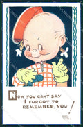 Mabel Lucie Attwell serie 5209 PIEGHINE SLIGHT CREASES HOLE FORO postcard TC0601 – fronte