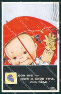 Mabel Lucie Attwell Valentine 3021 PIEGHE CREASES cartolina postcard TC0609 – fronte