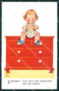 Mabel Lucie Attwell serie 2886 PIEGHINE SLIGHT CREASES cartolina postcard TC0613 – fronte
