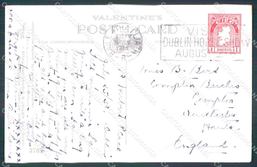 Mabel Lucie Attwell serie 3788 PIEGHINE SLIGHT CREASES cartolina postcard TC0620 – retro