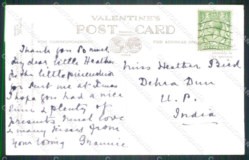 Mabel Lucie Attwell serie 2470 ABRASA STRAPPINO LITTLE TEAR postcard TC0634 – retro