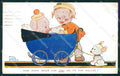 Mabel Lucie Attwell serie 1399 PIEGHINE SLIGHT CREASES cartolina postcard TC0644 – fronte