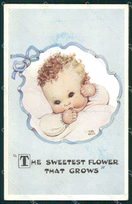 Mabel Lucie Attwell serie 1320 PIEGHINE SLIGHT CREASES cartolina postcard TC0656 – fronte