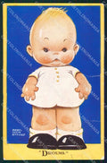 Mabel Attwell 3024 PIEGHINE SLIGHT CREASES STRAPPINO LITTLE TEAR postcard TC0669 – fronte
