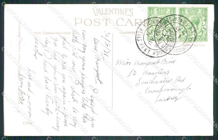 Mabel Lucie Attwell Valentine serie 1764 cartolina vintage postcard TC0687 – retro