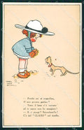 Mabel Lucie Attwell Glaxo Advertising RETRO BIANCO cartolina postcard TC0690 – fronte
