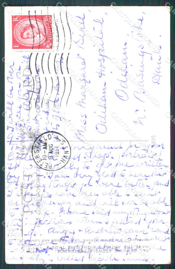 Mabel Lucie Attwell Valentine serie 5495 cartolina vintage postcard TC0693 – retro