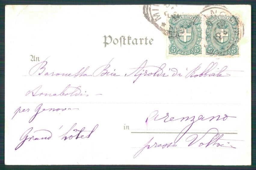 Artist Signed Lady Art Nouveau Viennoise Sockl Wien 343 PIEGA cartolina TC0697 – retro