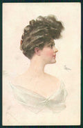 Artist Signed Glamour Fashion Lady serie 15622 cartolina TC0726 – fronte