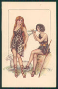 Artist Signed Cherubini Couple serie 402-1 cartolina TC0772 – fronte