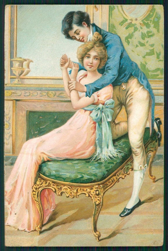 Artist Signed Couple cartolina TC0798 – fronte
