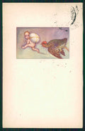 Artist Signed Busi Cupid Fairy Easter serie 486M-3 cartolina TC0821 – fronte