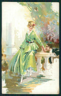 Artist Signed Santino Romantic Couple cartolina TC0887 – fronte