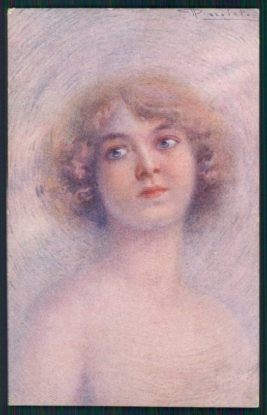 Artist Signed Pizzolato Glamour Fashion Lady serie 117 cartolina TC0944 – fronte