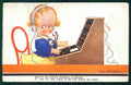Artist Signed Vera Petersen Girl serie 2679 ABRASA cartolina TC0956 – fronte