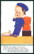 Artist Signed Vera Petersen Boy Mail Box 2707 cartolina TC0960 – fronte