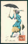 Artist Signed Roberty Glamour Fashion Lady cartolina TC1042 – fronte