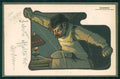 Artist Signed Art Nouveau Days of Week Settimana cartolina TC1081 – fronte