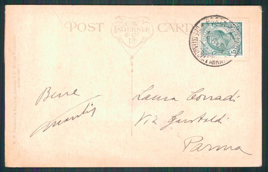 Artist Signed Parkinson Children Faulkner serie 1509 PIEGHINE cartolina TC1113 – retro