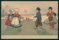 Artist Signed Parkinson Dutch Children Olandesini Dondorf 210 cartolina TC1114 – fronte