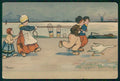 Artist Signed Parkinson Dutch Children Olandesini Dondorf 210 cartolina TC1120 – fronte