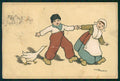Artist Signed Parkinson Dutch Children Dondorf 127 PIEGHINE cartolina TC1121 – fronte