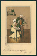 Artist Signed Parkinson Couple Donforf serie 131 STRAPPINO cartolina TC1142 – fronte