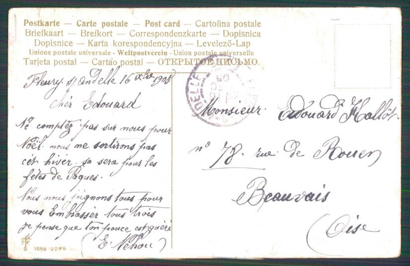 Artist Signed Romantic Couple PFB serie 2366 STRAPPINO cartolina TC1149 – retro