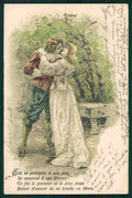Artist Signed Romantic Couple PFB serie 3886 cartolina TC1154 – fronte