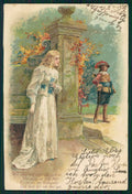 Artist Signed Romantic Couple PFB serie 2812 cartolina TC1155 – fronte