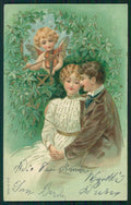 Artist Signed Romantic Couple M S i B serie 13081 cartolina TC1171 – fronte
