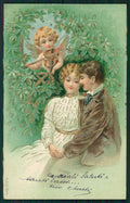 Artist Signed Romantic Couple M S i B serie 13081 STRAPPINI cartolina TC1172 – fronte