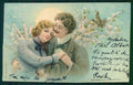 Artist Signed Romantic Couple Paper Moon M S i B serie 110 cartolina TC1176 – fronte
