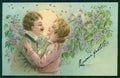 Artist Signed Romantic Couple Paper Moon M S i B serie 110 cartolina TC1177 – fronte