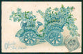 Artist Signed Myosotis Flowers Car cartolina TC1181 – fronte