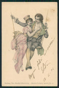 Artist Signed Viennoise Couple Theo Stroefer serie 66-11 cartolina TC1219 – fronte