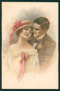 Artist Signed San Marco Romantic Couple serie 2023 cartolina TC1240 – fronte